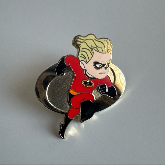 DISNEY THE INCREDIBLES OVAL  SPLENDID PINS SET LANYARD PIN  SET OF 5 2018 - Picture 6 of 10